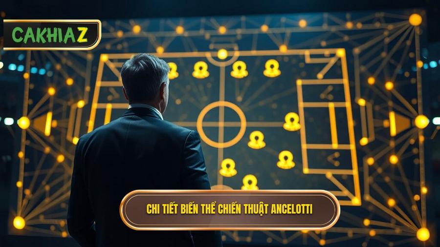 Phân tích chi tiết các biến thể Chiến thuật Carlo Ancelotti