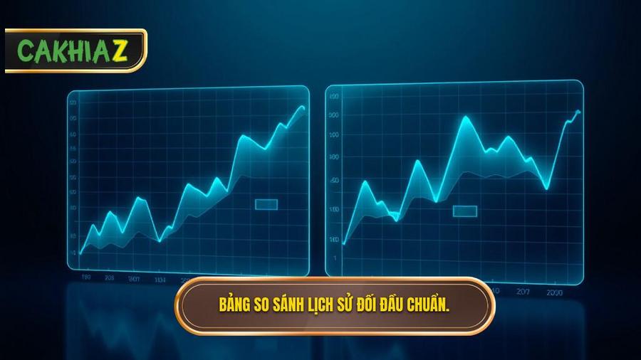 Bảng so sánh mẫu: Cách đọc vị lịch sử đối đầu