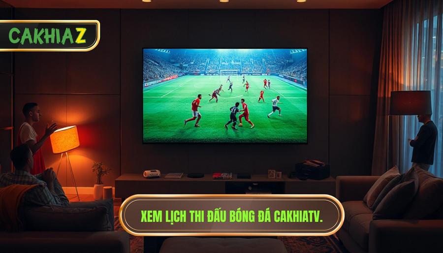 1. Xem lịch thi đấu bóng đá CakhiaTV.