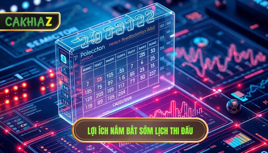 3. Lợi ích nắm bắt sớm lịch thi đấu
