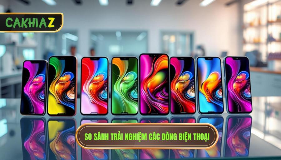 3. So sánh trải nghiệm các dòng điện thoại